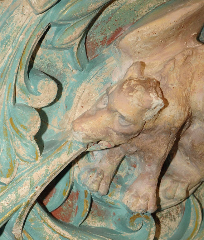 Terracotta Gothic Revival Terra Cotta Fragment