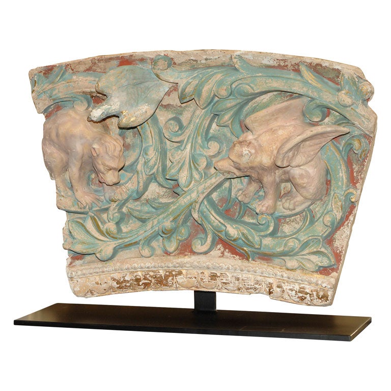 Gothic Revival Terra Cotta Fragment