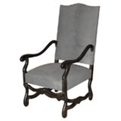 Pair of Ebonized Armchairs 5