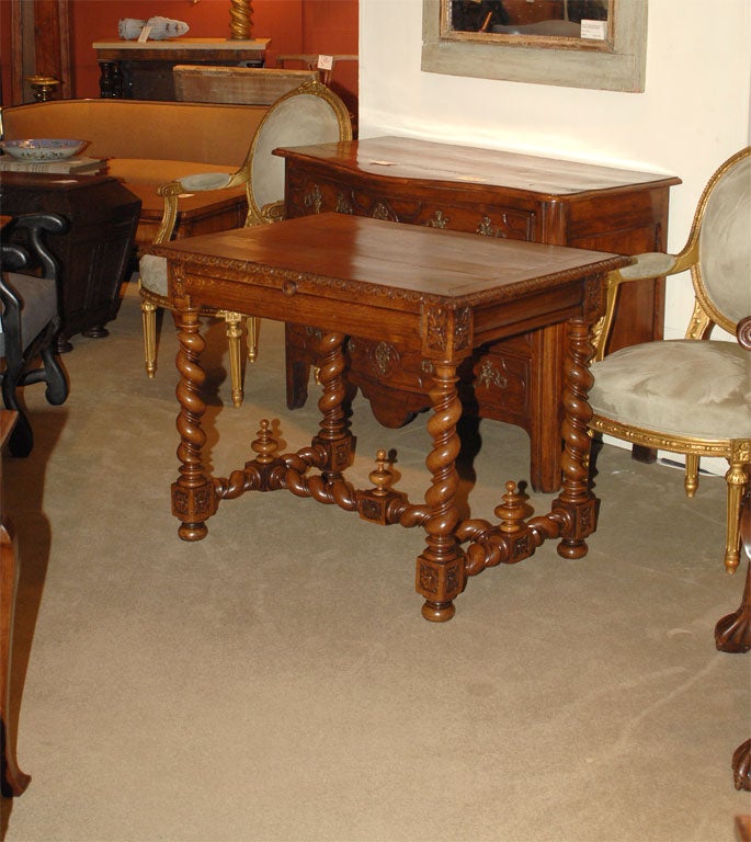 A 19th Century Flemish oak table circa 1860