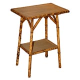 Victorian Tortoise Shell Bamboo Table