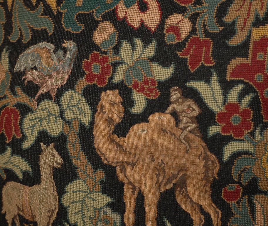 19th Century Pair of Tapestry PIllows