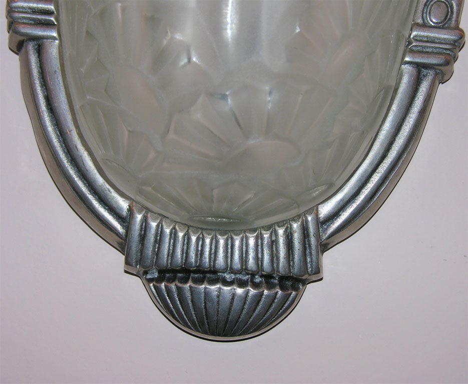French Pair of Art Deco Wall Sconces