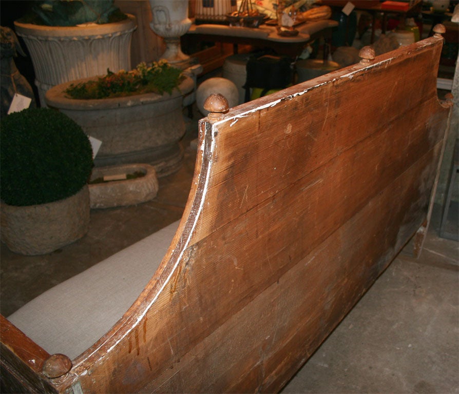 Wood Antique Swedish Trundle Bed