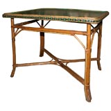 Antique Rattan Table