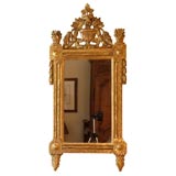 Louis XVI gilt framed mirror