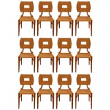 Set of 12 dining chairs Attributed to Robsjohn-Gibbings