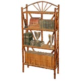 Bamboo Etagere  or Open  Bookcase