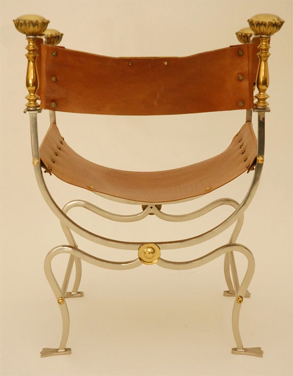 Savonarola Style Campaign Chair 5