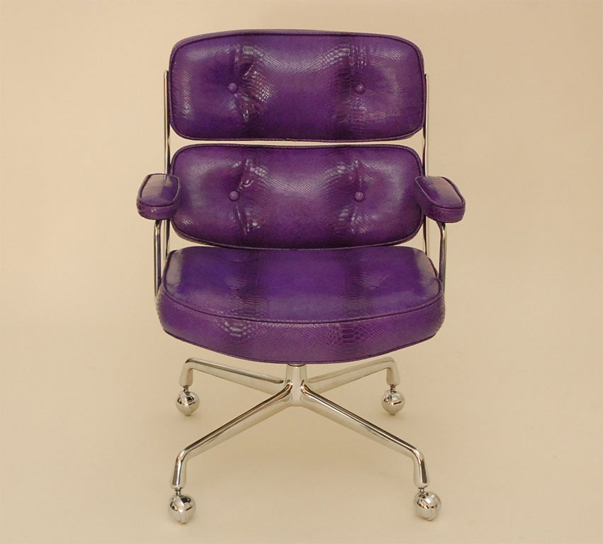 Leather Eames Time Life Chair
