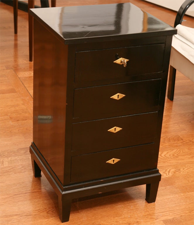 Black Lacquered Chest