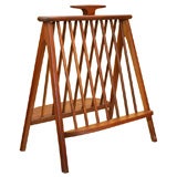 Teak Magazine Rack