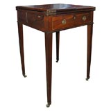 George III Mahogany Square Writing Table