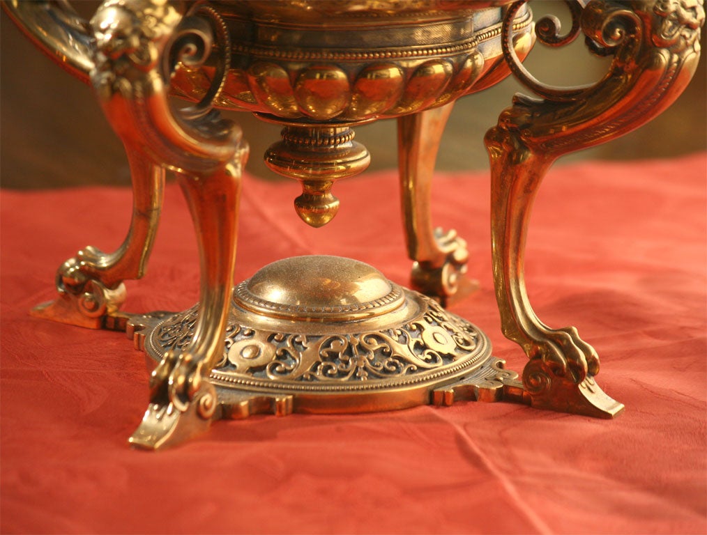 Bronze Footed Centerpiece with Figural Stand 3