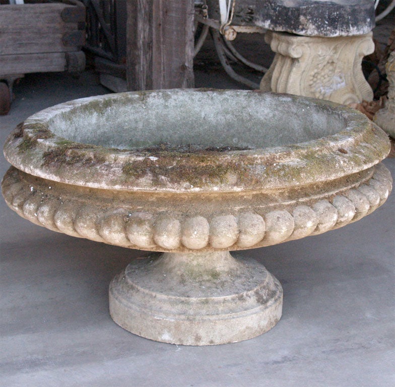 20th Century Low Circular Planter