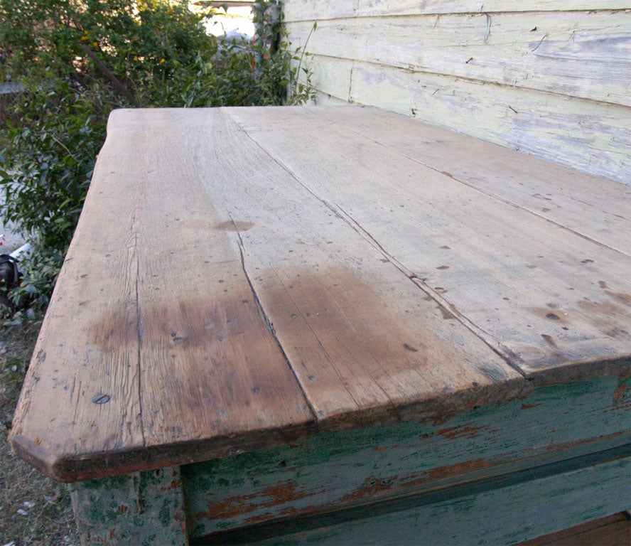 French Work Table/Potting Bench For Sale