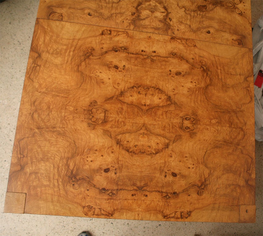 Milo Baughman Burlwood Dining Table 2
