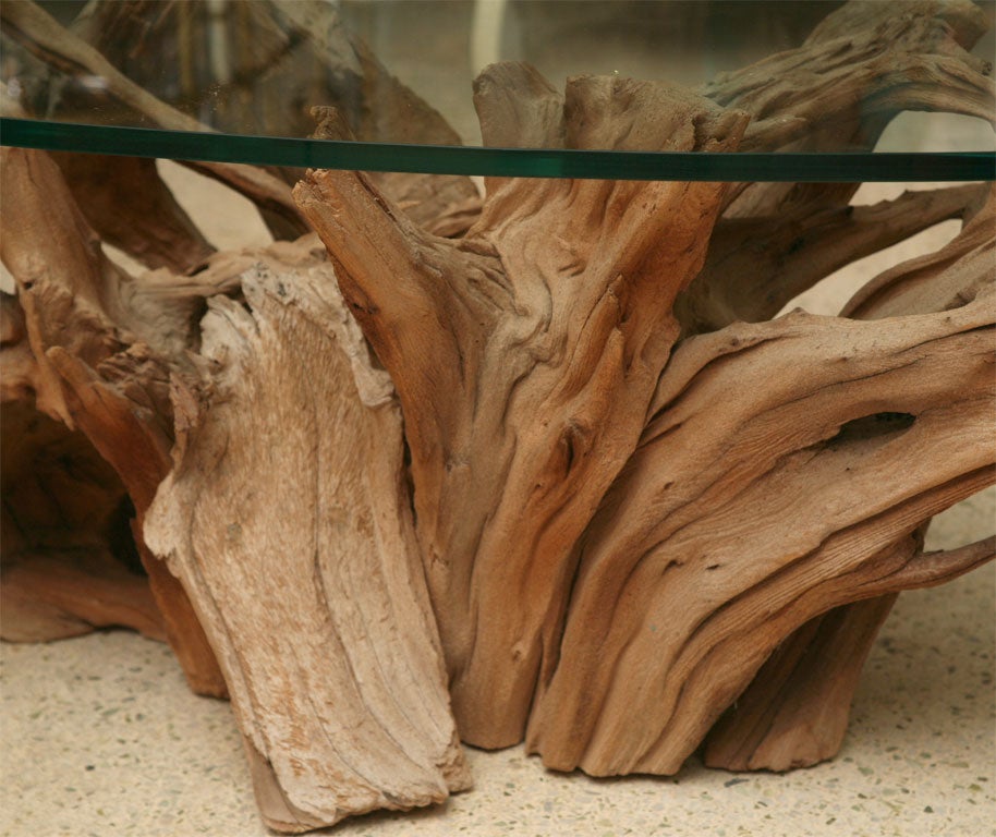 Weathered Vintage Driftwood Coffee Table 3