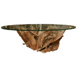Weathered Vintage Driftwood Coffee Table