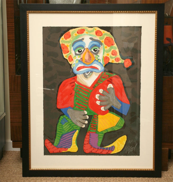 Lithographie de Karel Appel