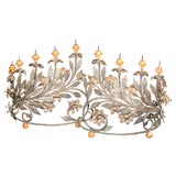 Matched Pair of Italian Wrought Iron Candle holders