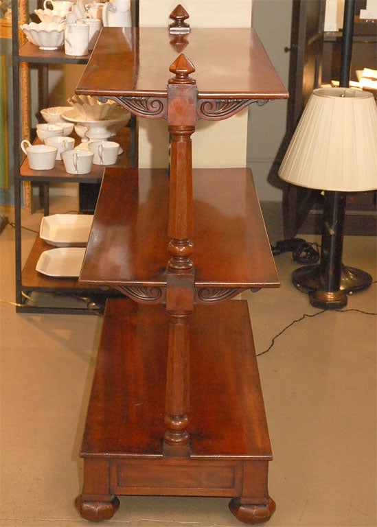 Wonderful sculptural detail to profile.  Hidden drawer in base.