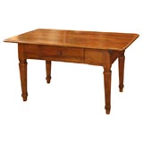 A Provincial Walnut Neoclassical Table