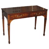 19th Century Georgian Style Flame Mahogany Writing Table
