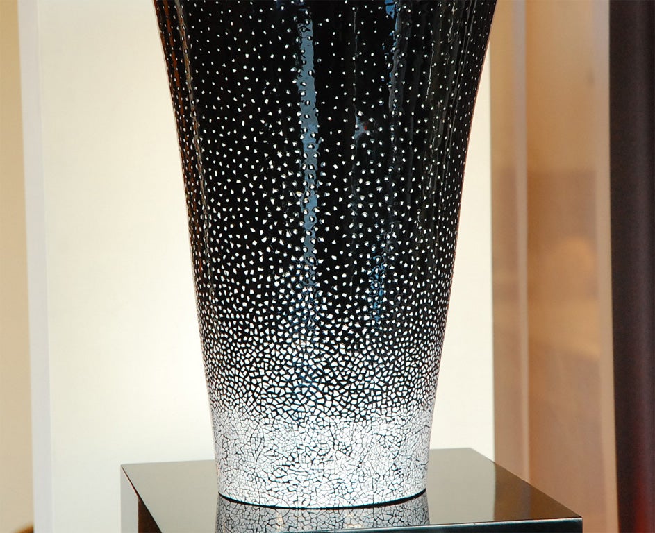 Mid-20th Century Pair of vases in the style of Dunand