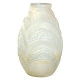 Muller Freres Signed Frosted Vase