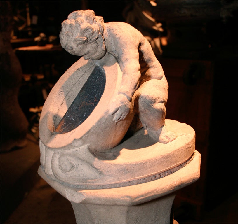 Compton Pottery stoneware sundial For Sale 2