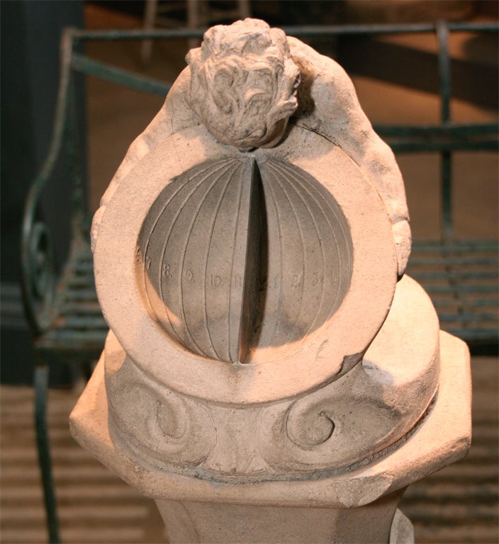 Compton Pottery stoneware sundial For Sale 4