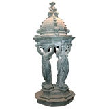 Antique Early 20th century life size  model of the Wallace Fountain