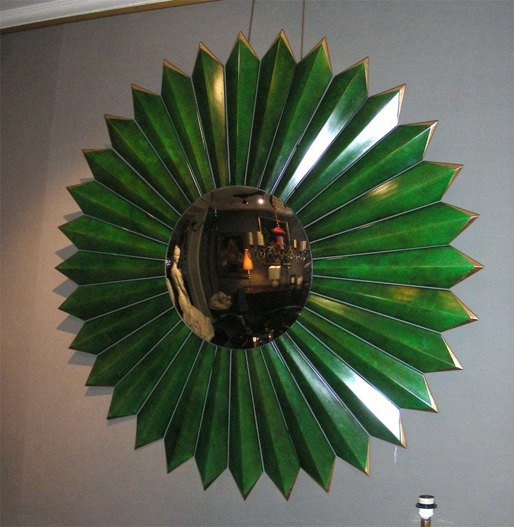American Contemporary Sun Mirror For Sale