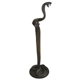 Edgar BRANDT 1920s Cobra Table Lamp