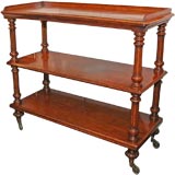 Fine Quality William IV Period Mahogany Three Tier Trolley