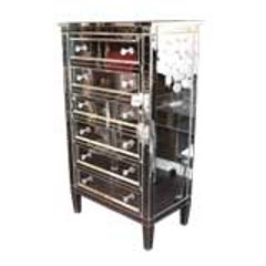 Custom Mirrored Dot Highboy 6