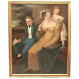 Early 19th Century  American or English Family Portrait