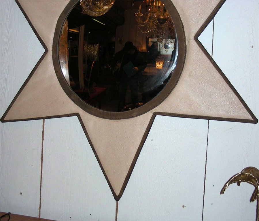 Mid-20th Century 1950s Star-Shaped Mirror For Sale