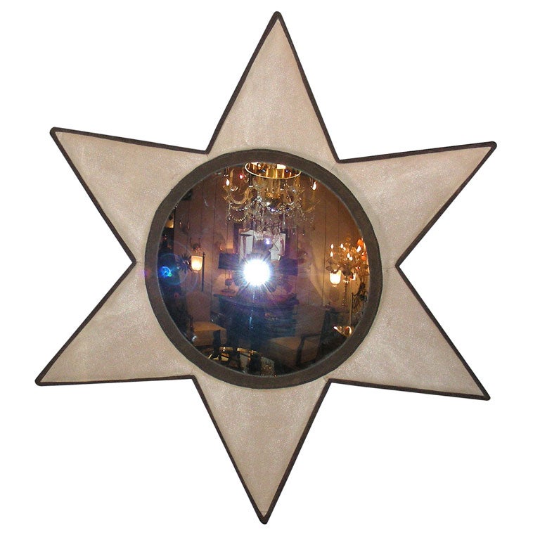 1950s Star-Shaped Mirror For Sale