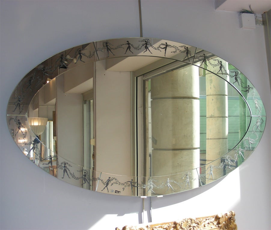 Late 20th Century 1970s Italian Murano Mirror