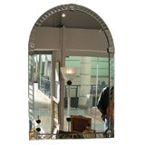 1970s Italian Murano Mirror with Arched Top