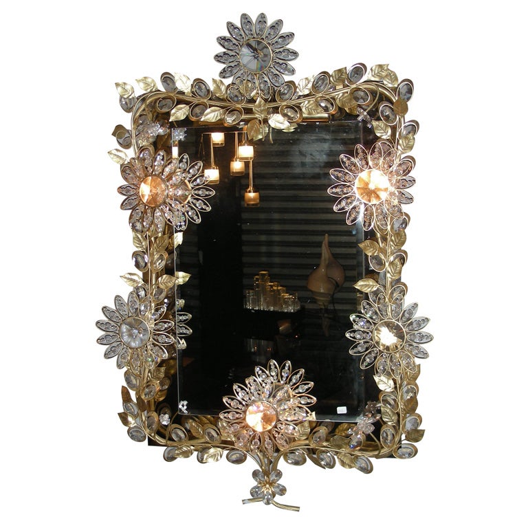 1970s Lighted Mirror For Sale
