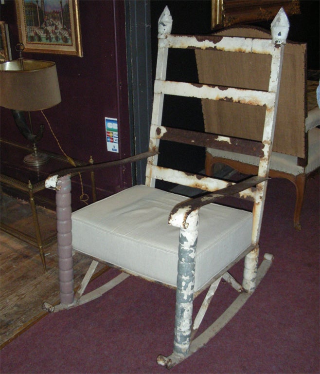 1910 Irish Rocking Chair For Sale at 1stDibs