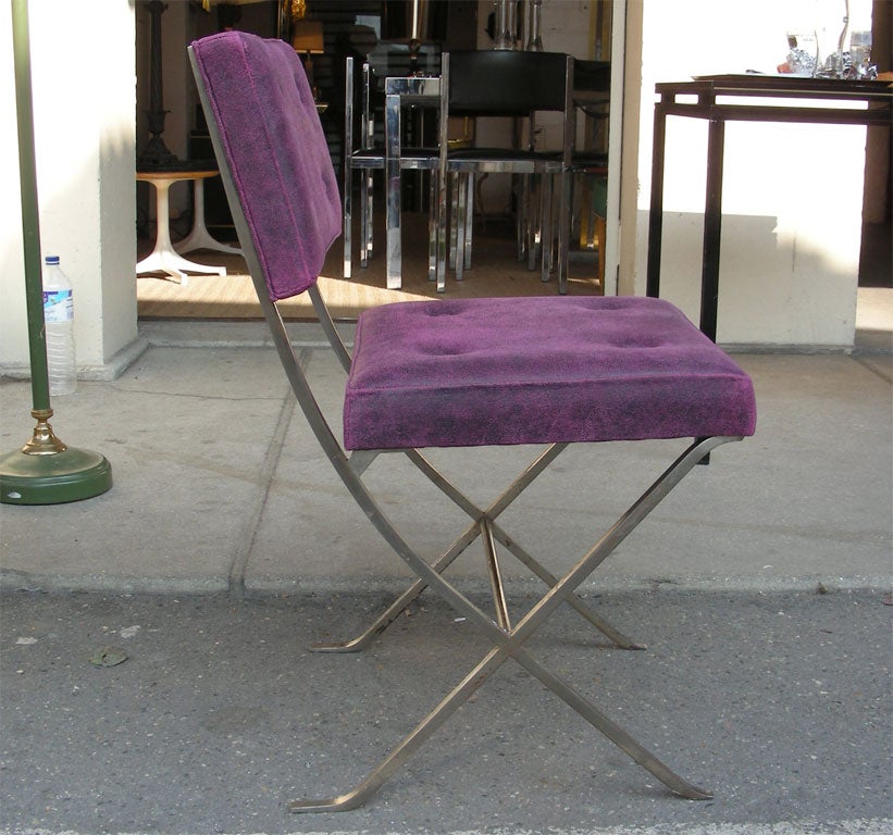 Mid-20th Century Two 1965 Chairs by Maison Charles For Sale