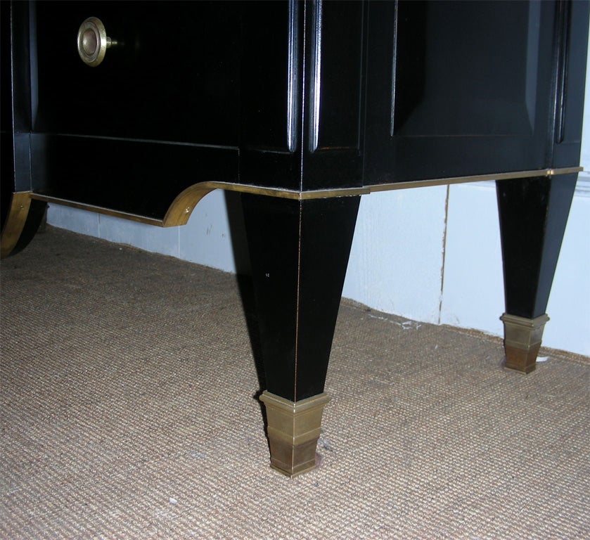 Brass 1950's  Commode in the style of André Arbus or Maurice Rothchield For Sale