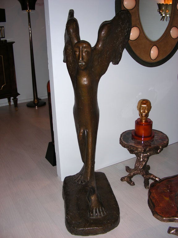 French 1960s Bronze Sculpture by James Brown