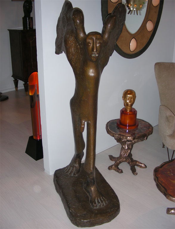 1960s Bronze Sculpture by James Brown In Excellent Condition In Bois-Colombes, FR