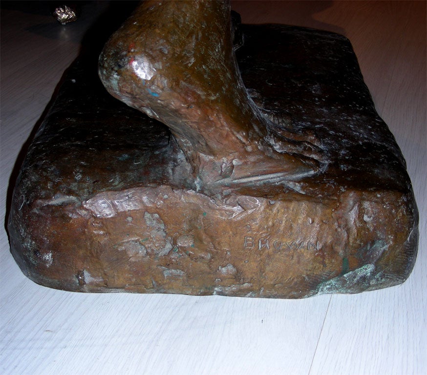 1960s Bronze Sculpture by James Brown 1