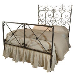 Custom Queen Iron Bed